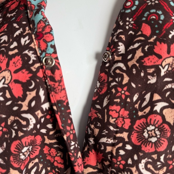 Eshakti Wayward Fancies Floral Print Crepe Kaftan XL - Picture 11 of 13
